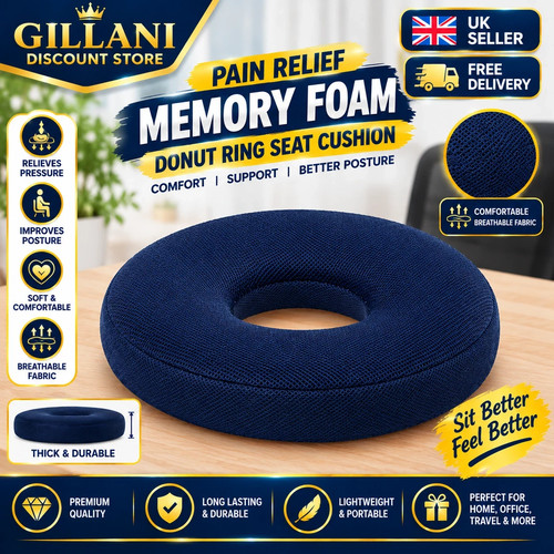 Donut seat cushion - donut, memory