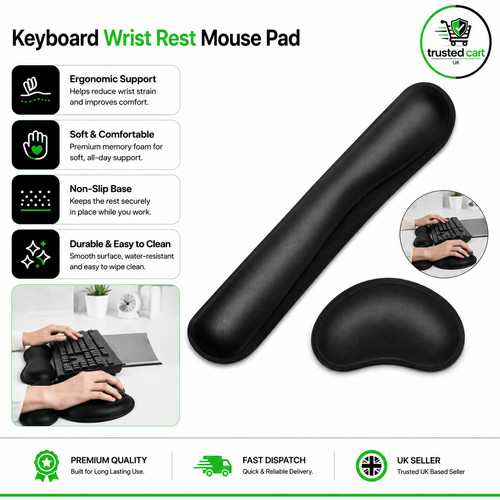 Keyboard wrist rest mouse - keyboard,