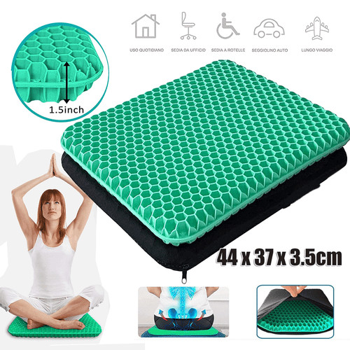 Orthopaedic gel seat cushion - seat,