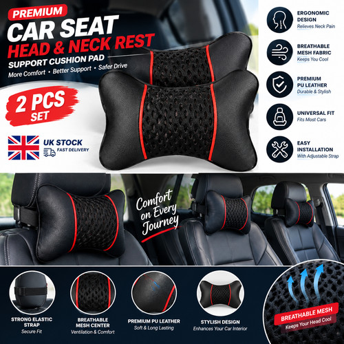 Premium car seat head neck - premium,
