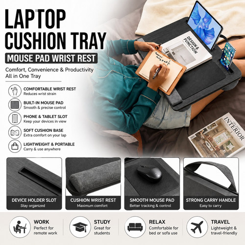 Portable laptop lap desk - portable,